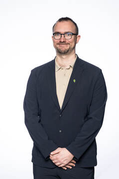 Lars Helmersson från Svenska fotbollförbundets styrelse poserar för ett porträtt den 16 april 2024 i Stockholm. 