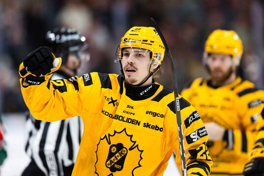 Skellefteås Jonathan Johnson jublar