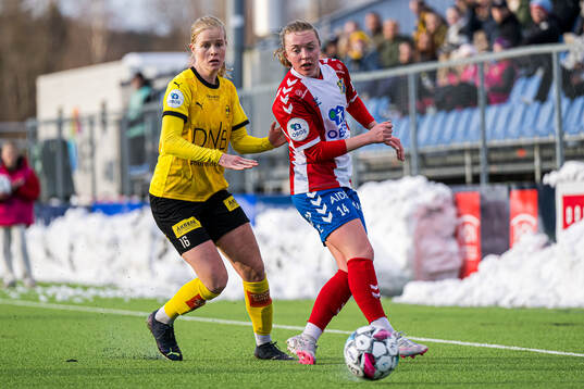 Katrine Emilie Winnem Jørgensen LSK Kvinner and Cornelia