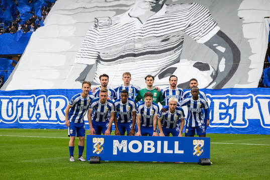 IFK Göteborgs startelva poserar för en bild