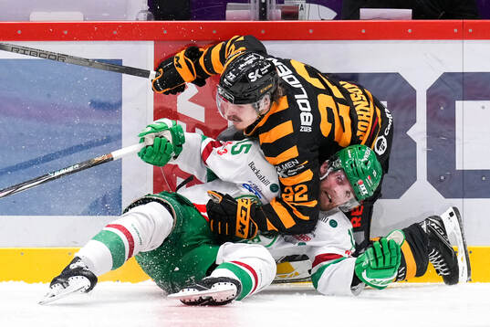 Skellefteås Jonathan Johnson och Rögles Simon Ryfors