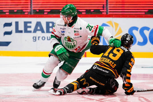 Rögles Lian Bichsel och Skellefteås Martins Dzierkals