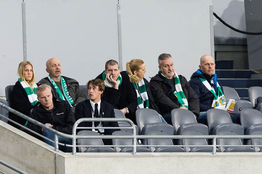 Hammarbys ordförande Mattias Fri, tekniske chef Adrian von