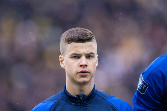 Djurgårdens Samuel Dahl vid lineup