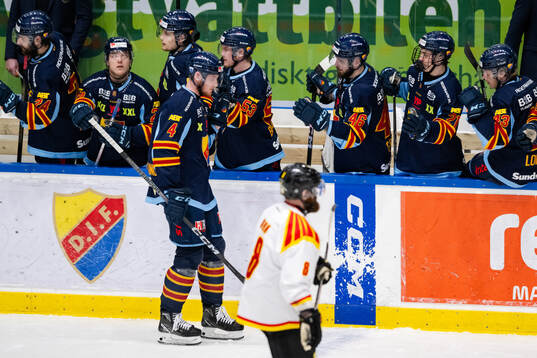 Djurgårdens Edvin Hammarlund jublar