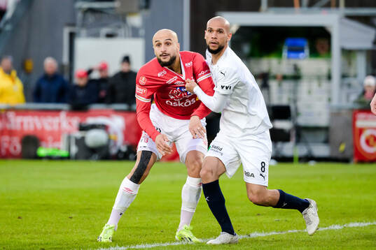 Degerfors Pashang Abdulla och Helsingborgs Sumar Almadjed