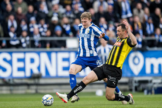 IFK Göteborgs Laurs Skjellerup och Häckens Even Hovland