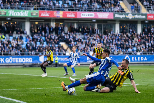 IFK Göteborgs Thomas Santos och Häckens Even Hovland