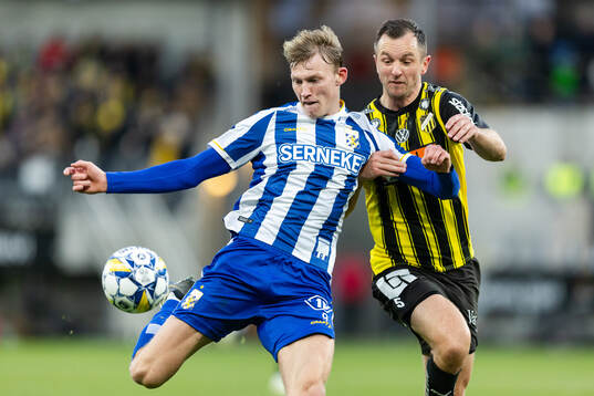 IFK Göteborgs Laurs Skjellerup och Häckens Even Hovland