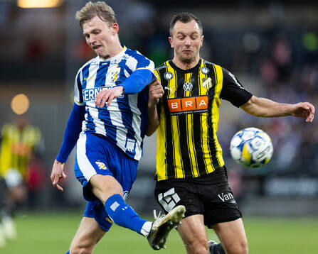 IFK Göteborgs Laurs Skjellerup och Häckens Even Hovland