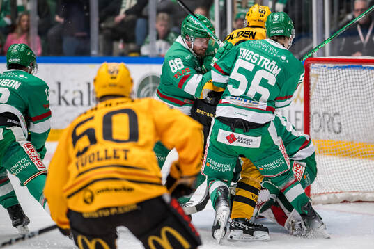 Rögles Brandon Davidson och Adam Engström