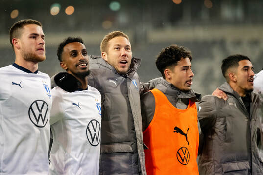 Malmö FFs Anton Tinnerholm jublar