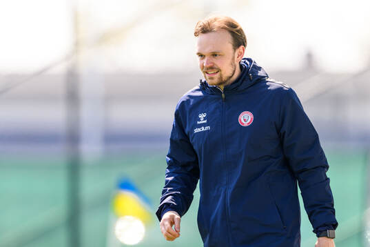 Kristianstads tränare Daniel Angergård