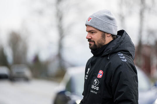 Daniel Fredheim Holm of KFUM ahead of the Eliteserien match between KFUM and Brann on April 28, 2024 in Oslo. 