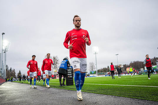 Bård Finne of Brann ahead of the Eliteserien match between KFUM and Brann on April 28, 2024 in Oslo. 