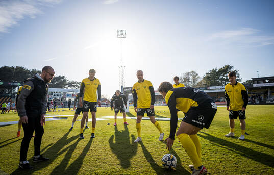 Mjällbys Tim Malmström och Viktor Gustafson