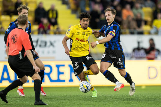 Elfsborgs Ahmed Qasem och Sirius Daniel Stensson