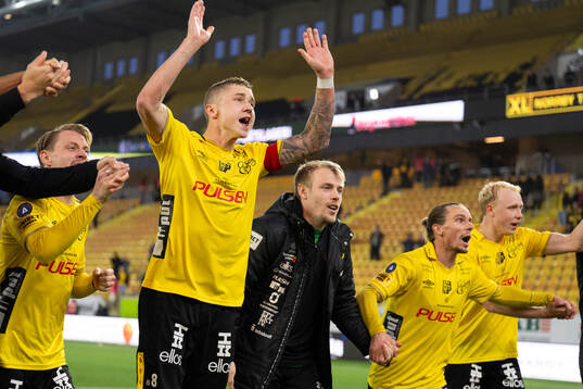 Elfsborgs spelare jublar