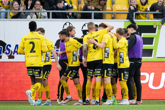 Elfsborgs spelare jublar