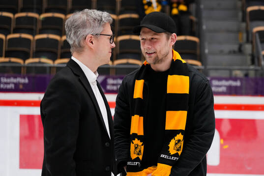 Skellefteås general manager Erik Forssell och Oscar Möller