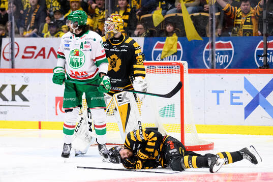 Rögles Dennis Everberg och Skellefteås Måns Forsfjäll