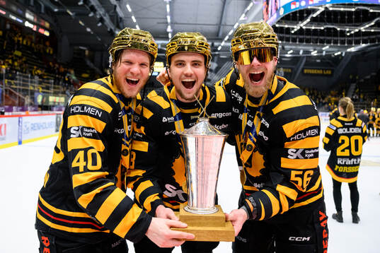 Skellefteås Anton Heikkinen, Elias Stenman och Anton
