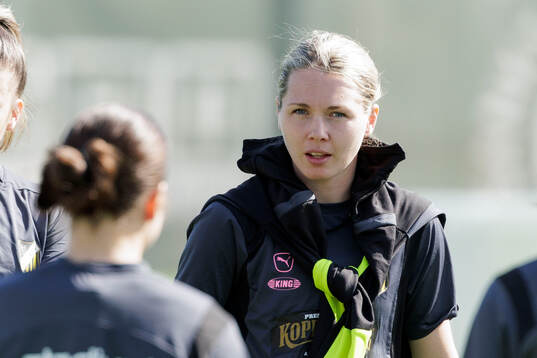 Häckens målvakt Jennifer Falk