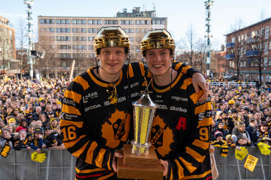 Skellefteås Linus Lindström och Rickard Hugg