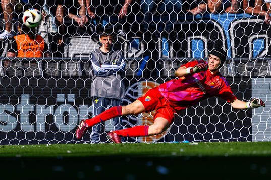 Djurgårdens målvakt Jacob Widell Zetterström