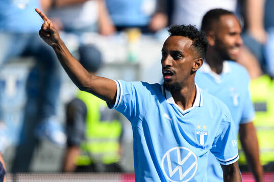 Malmö FFs Taha Abdi Ali jublar efter 1-0