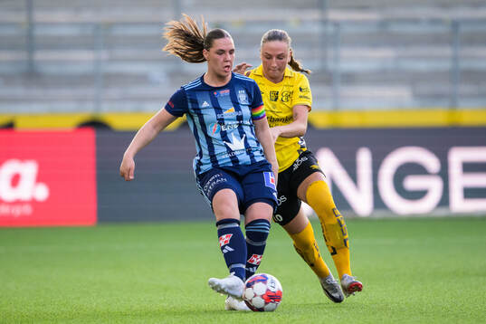 Husqvarnas Isa Jansson och Elfsborgs Stina Jensen