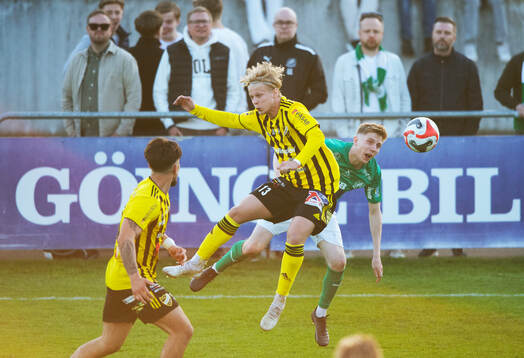 IFK Hässleholms Alvin Holmgren i matchen i div. 2 mellan IFK Hässleholm och Hässleholms IF i Hässleholm 3 maj 2024.