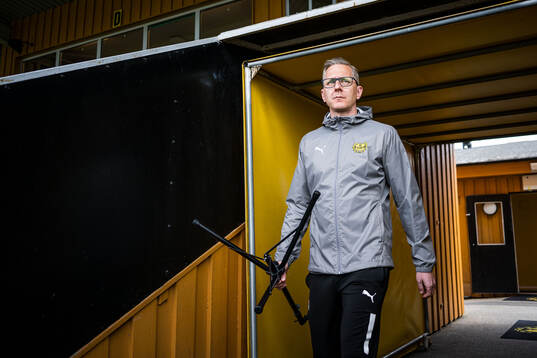 Mjällbys assisterande tränare Christofer Augustsson
