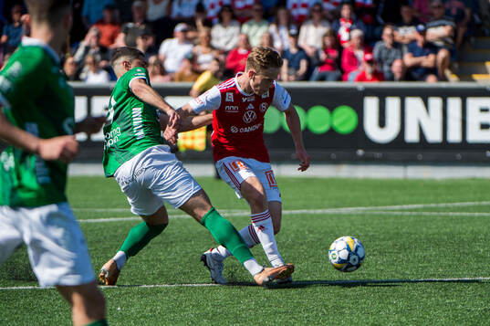 Brages Ömur Pektas och Sandvikens Ludwig Malachowski