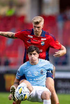 Östers Mattis Adolfsson och Gefles Antonio Yakoub