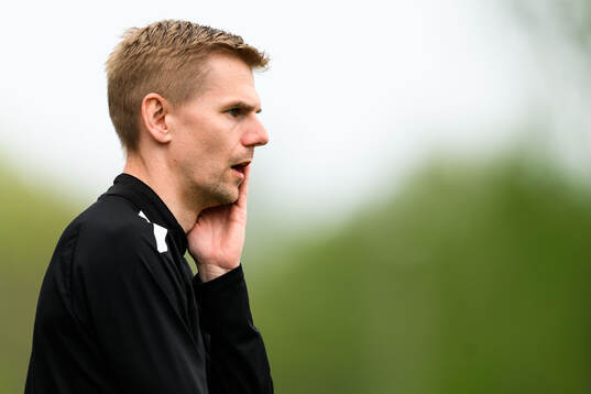Ljungskiles tränare Erik Lund Fahlén