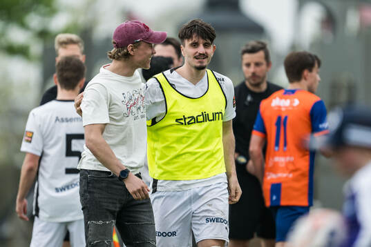 Åstorps Indrit Shala jublar