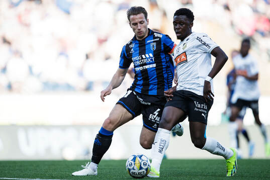 Sirius Daniel Stensson och Häckens Zeidane Inoussa