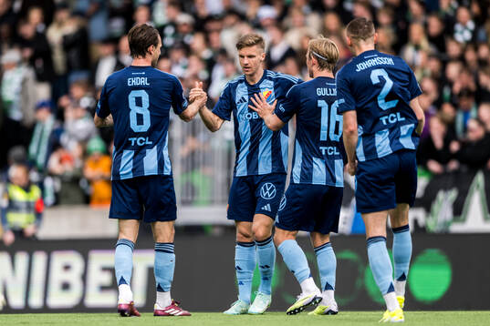 Djurgårdens Samuel Leach Holm, Albin Ekdal, Tobias