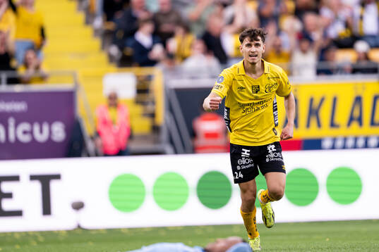 Elfsborgs Camil Jebara jublar