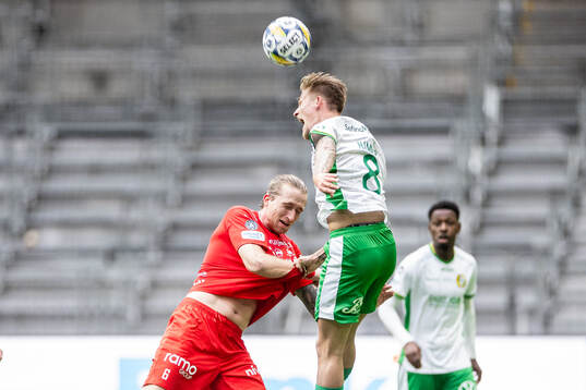 Värnamos Hampus Näsström och Hammarbys Fredrik Hammar