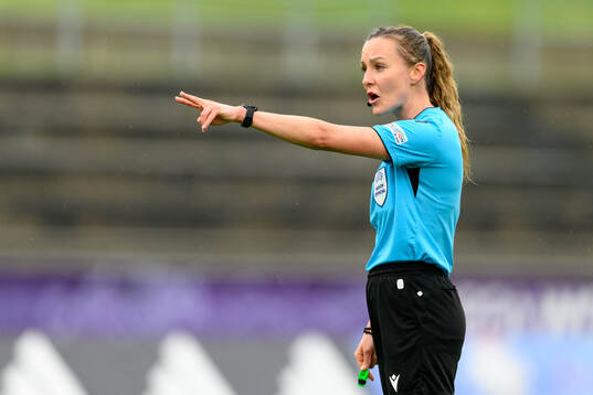 Referee Fabienne Michel