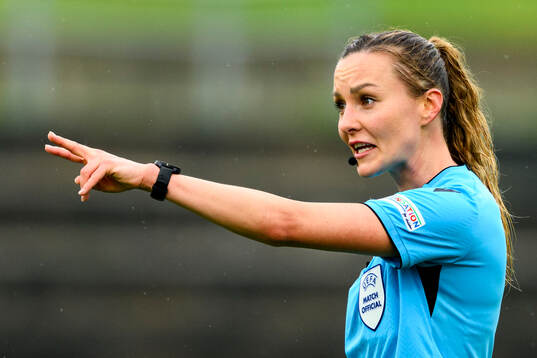 Referee Fabienne Michel