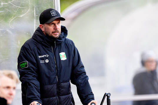 Varbergs tränare Tobias Linderoth