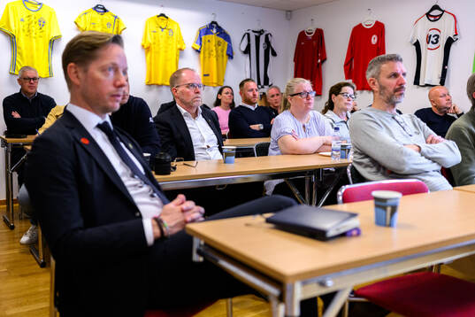 Anders Billström, Ordförande BK Häcken vid ett möte hos