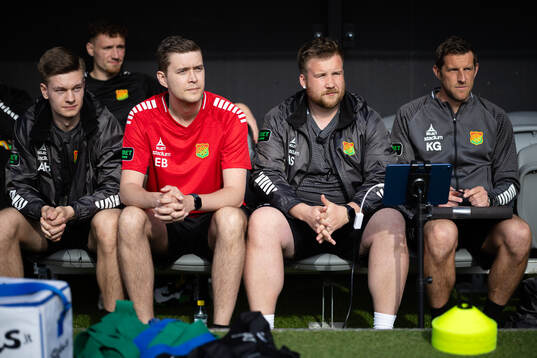 GAIS fysioterapeut Arvid Henriksson, assisterande tränare