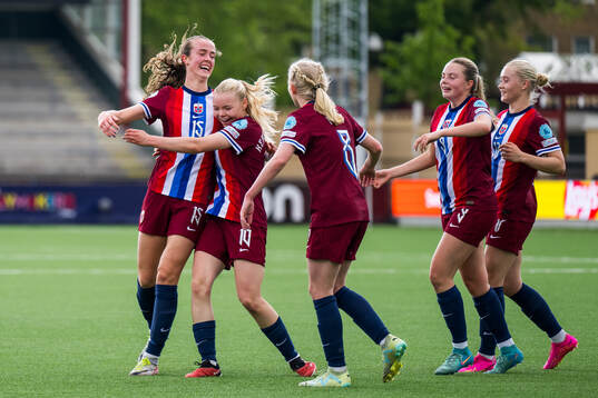 Elle Ulstein of Norway celebrates after scoring 2-0