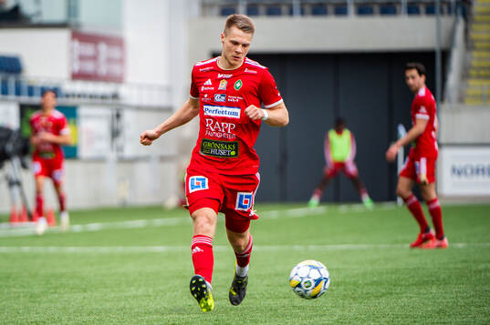 Skövde AIKs Gustav Broman