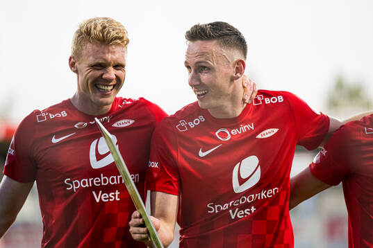 Sivert Heltne Nilsen and Joachim Soltvedt of Brann