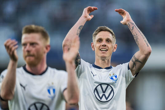 Malmö FFs Søren Rieks jublar
